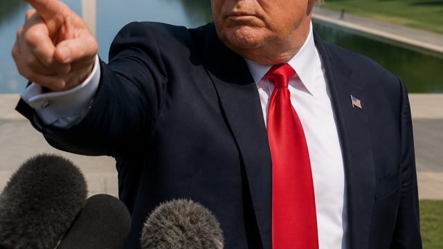 Trump Takes Aim at ABC Over Reflecting Pool Coverage