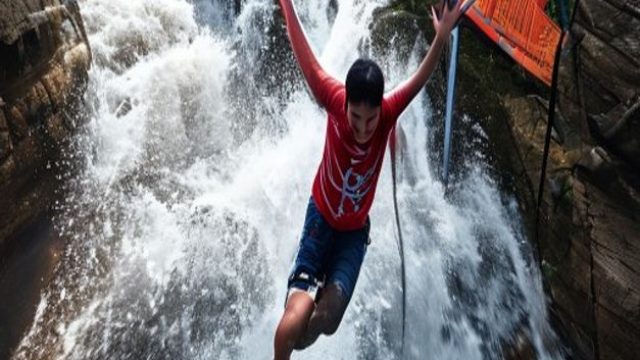Teen's Thrilling Waterfall Plunge Highlights Safety Concerns at Amusement Parks | tema ikan koi hidu